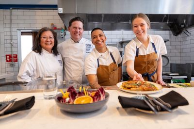 N A U Hotel and Restaurant Management students train culinary arts at Shift an upscale restaurant in Flagstaff, AZ.